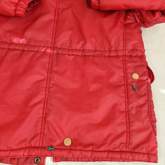 VINTAGE Unisex! *MEC* EUROPEOPLE Outdoor Winter Hoodie Jacket Size 40 (S/M) Red - Picture 16 of 16